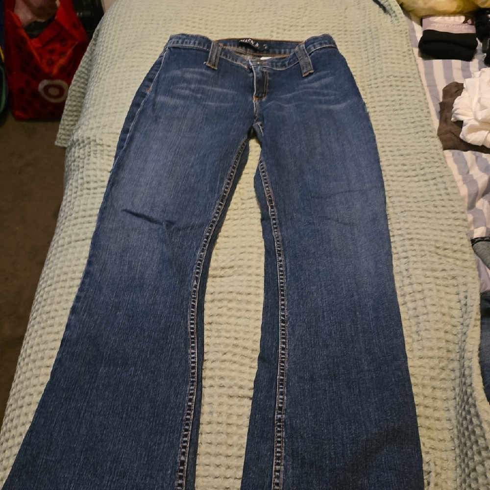 Allen B. By Allen Schwartz Women's Blue Flare Jeans